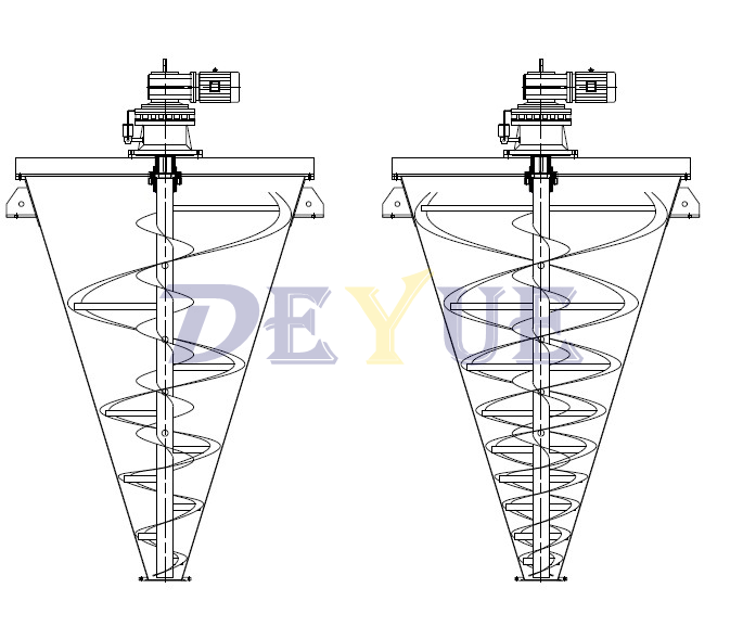 DSHL錐形螺旋混合機(圖4)